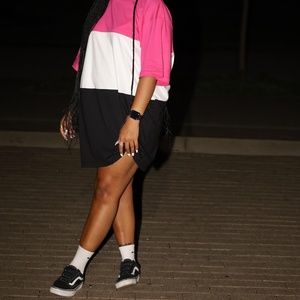 oversized shirt dress